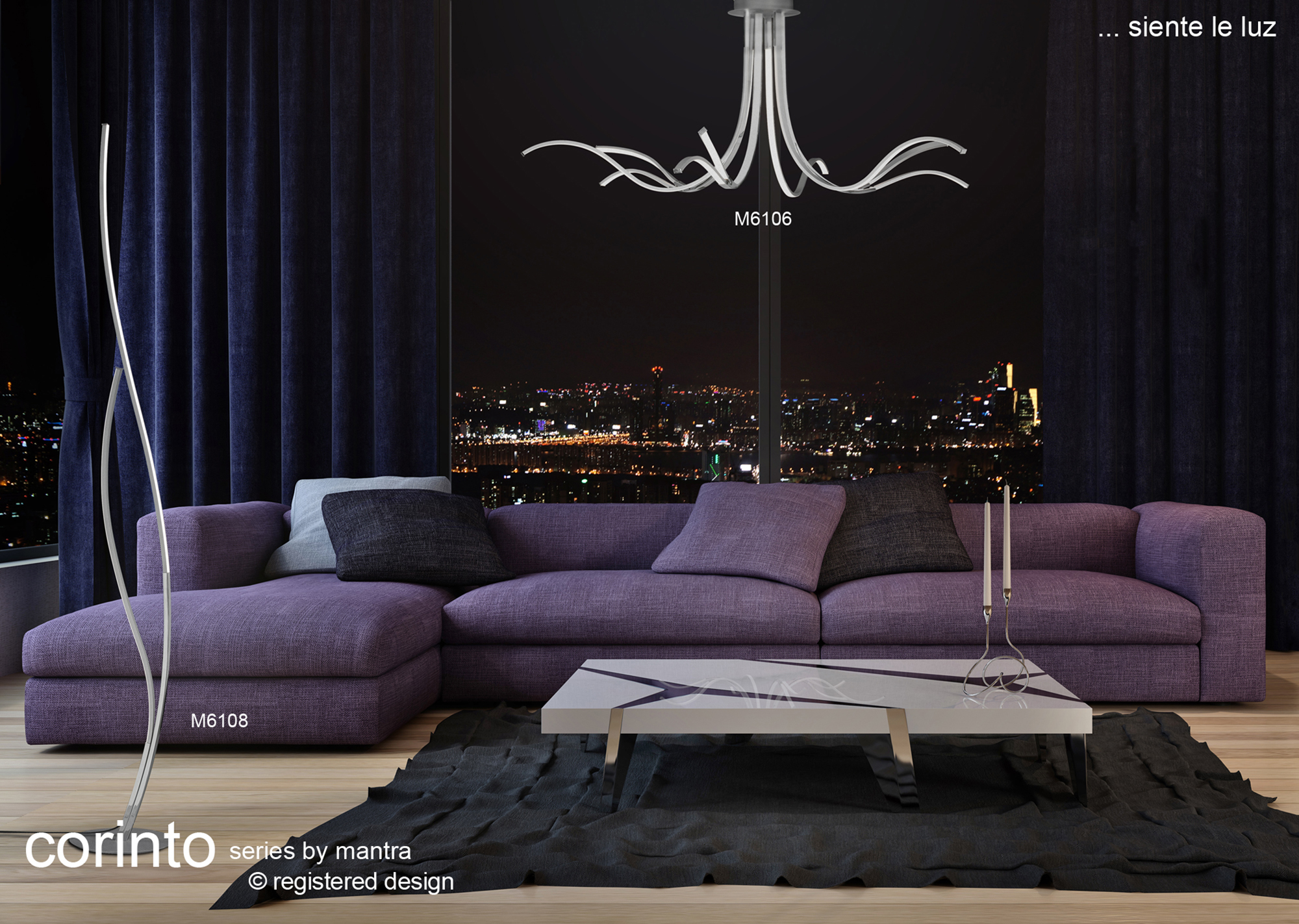 Corinto Table Lamps Mantra Designer Table Lamps